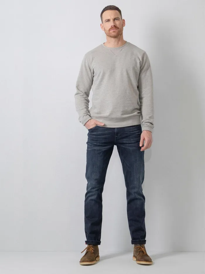 Men Jeans Petrol Industries Seaham Tracker Slim Straight Fit Blue Black