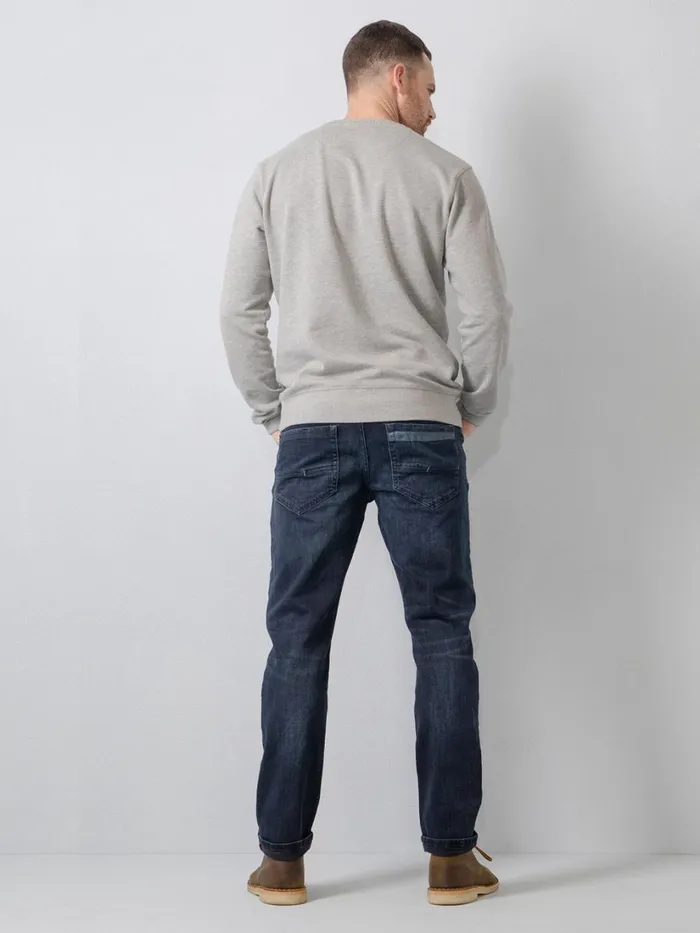 Men Jeans Petrol Industries Seaham Tracker Slim Straight Fit Blue Black
