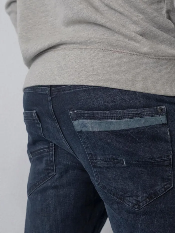 Men Jeans Petrol Industries Seaham Tracker Slim Straight Fit Blue Black