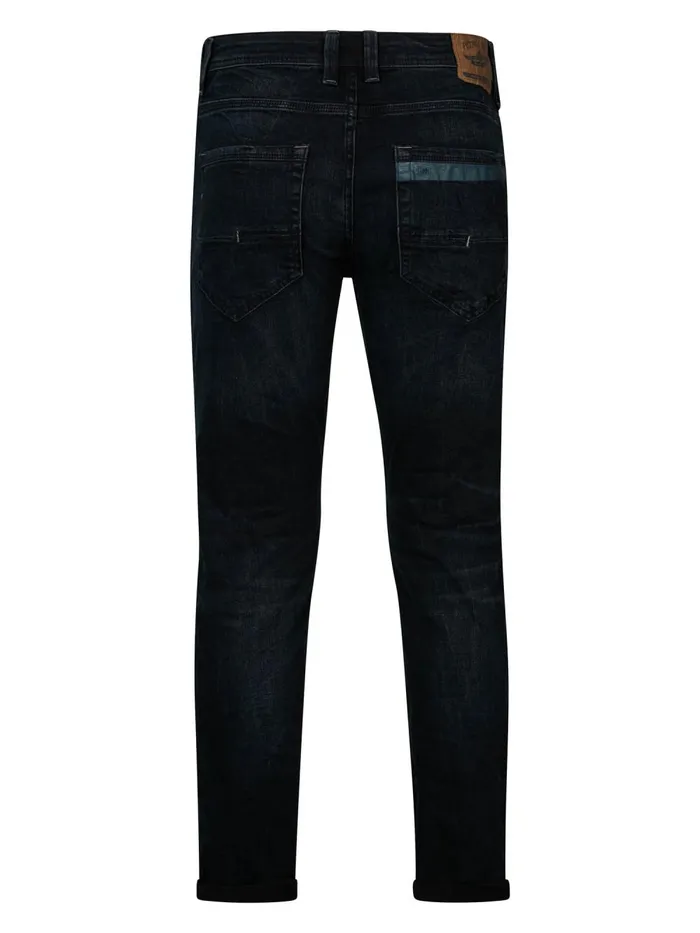Men Jeans Petrol Industries Seaham Tracker Slim Straight Fit Blue Black