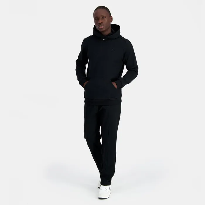 Men Le Coq Sportif Sweatshirts Ton Sur Ton Hoodie Black