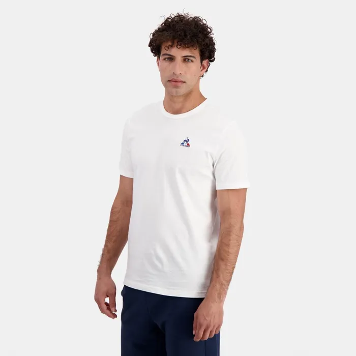 Men Le Coq Sportif Tshirts And Tops Essentiels Tshirt Homme New Optical White Men Le Coq Sportif Tshirts And Tops Essentiels Tshirt Homme New Optical White