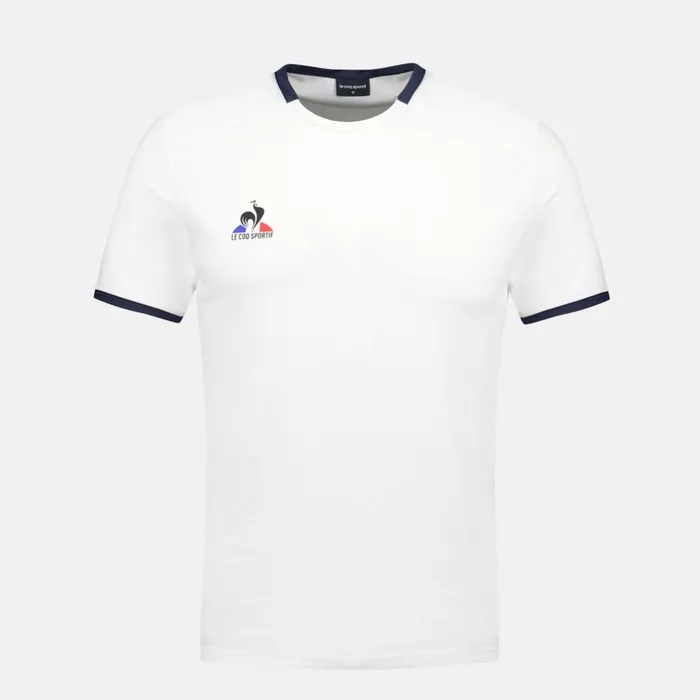 Men Le Coq Sportif Tshirts And Tops Tennis TShirt New Optical Whitedress Blues Men Le Coq Sportif Tshirts And Tops Tennis TShirt New Optical Whitedress Blues