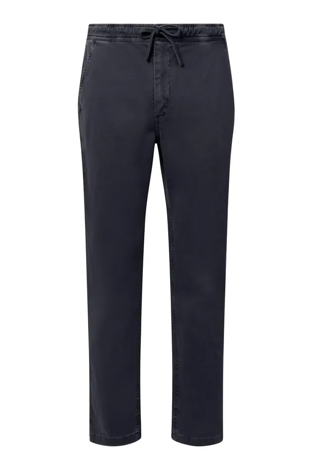 Men Navy Blue Ethic Trousers Ecoalf Trousers