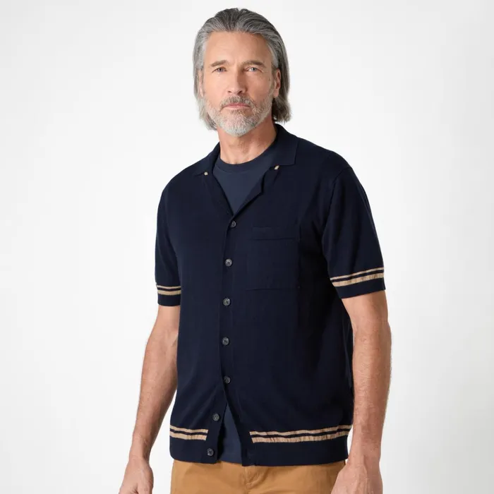Men Oliver Sweeney Shirts Penley Navy