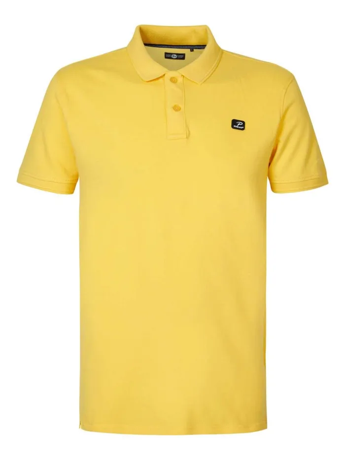 Men Polo Shirts Petrol Industries Classic Polo Shirt Fresh Lemon
