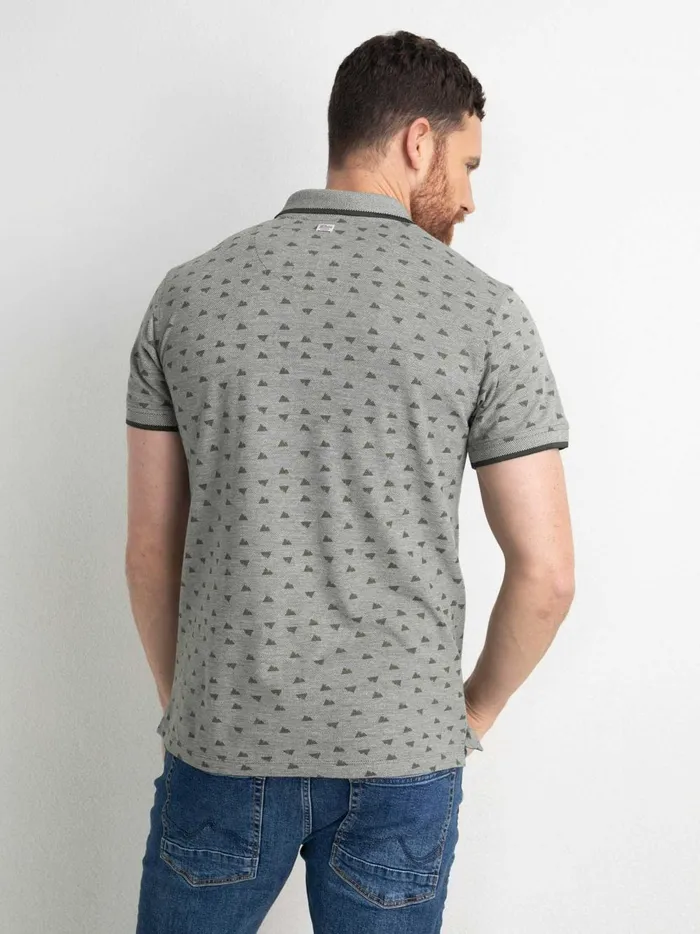 Men Polo Shirts Petrol Industries Polo Shirt With Print Dusty Army