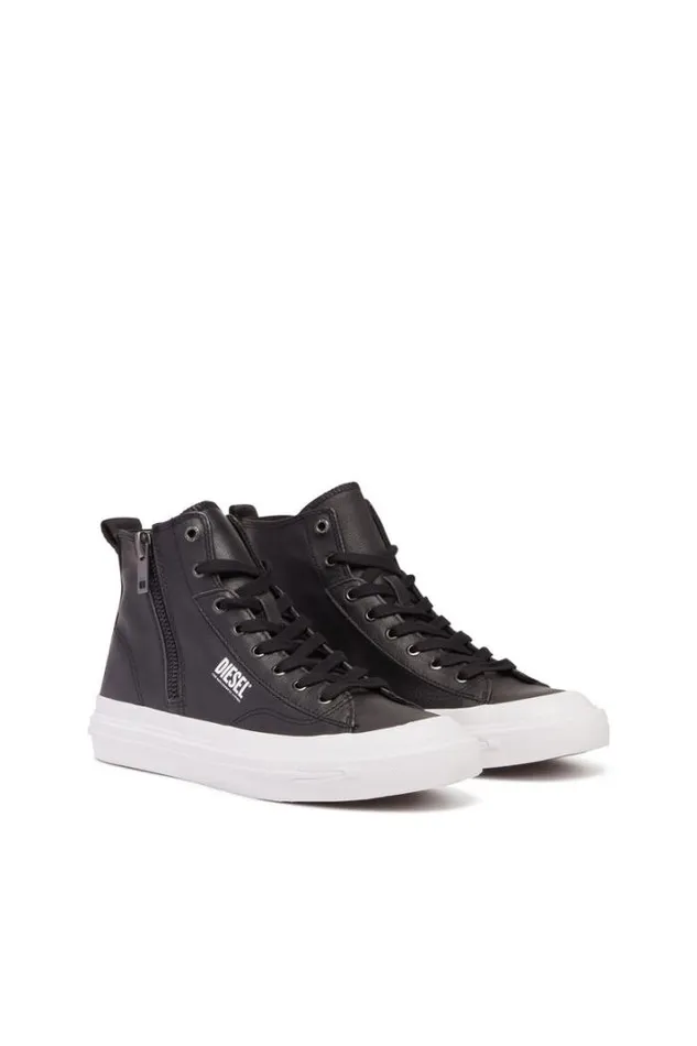 Men SAthos Dv Mid Black Diesel Sneakers Men SAthos Dv Mid Black Diesel Sneakers