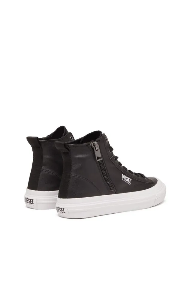 Men SAthos Dv Mid Black Diesel Sneakers Men SAthos Dv Mid Black Diesel Sneakers