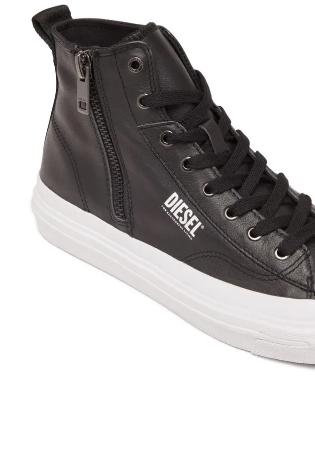 Men SAthos Dv Mid Black Diesel Sneakers Men SAthos Dv Mid Black Diesel Sneakers