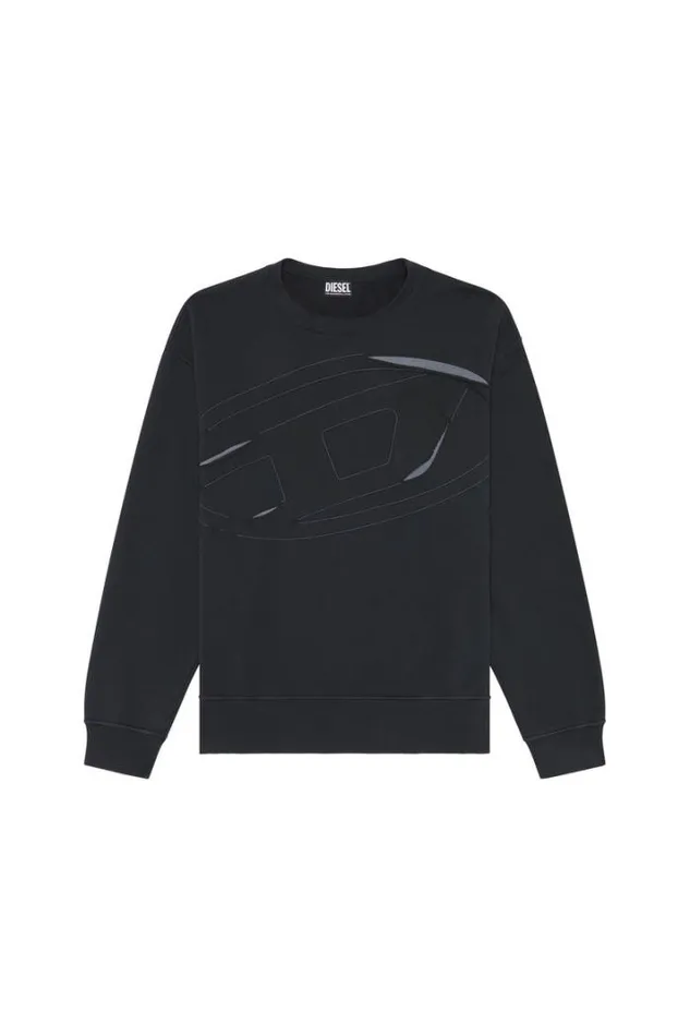 Men SMacsPeeloval Black Diesel Sweaters Men SMacsPeeloval Black Diesel Sweaters