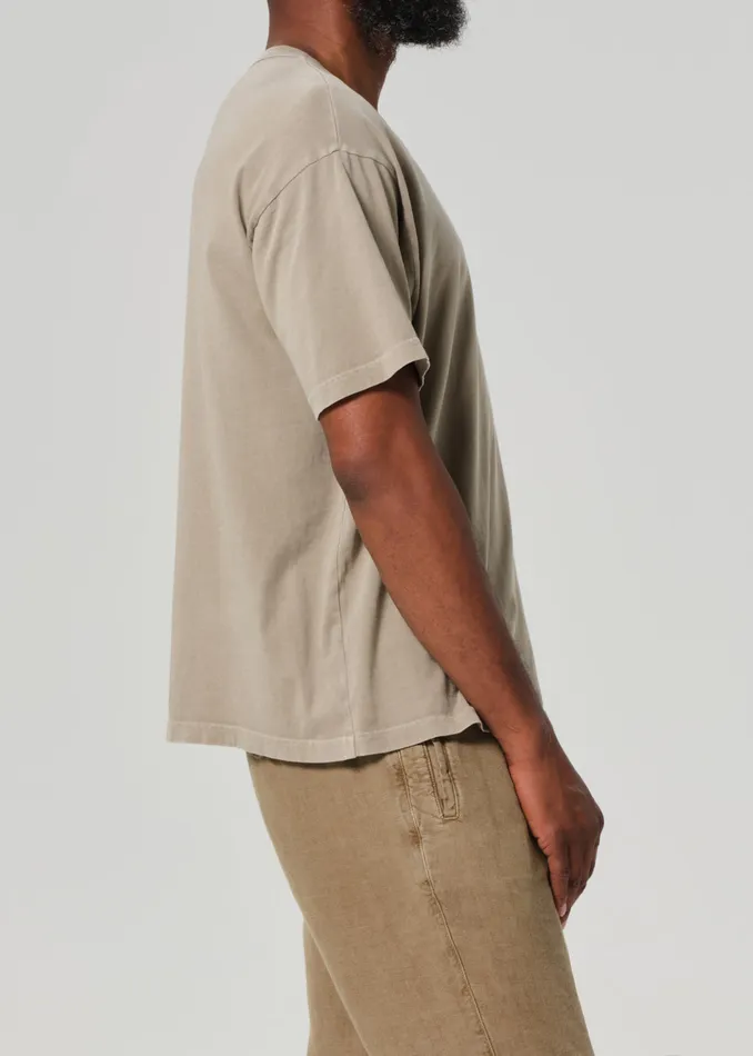 Men Shirts Citizens Of Humanity Box Tee In Pelican