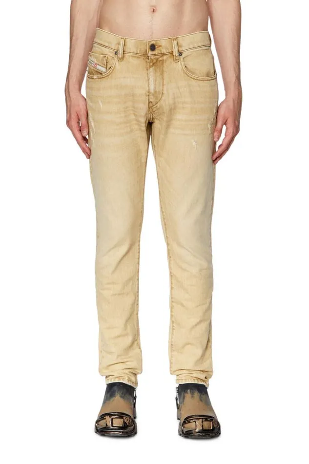 Men Slim Jeans 2019 DStrukt 09g52 Brown Diesel Slim Men Slim Jeans 2019 DStrukt 09g52 Brown Diesel Slim