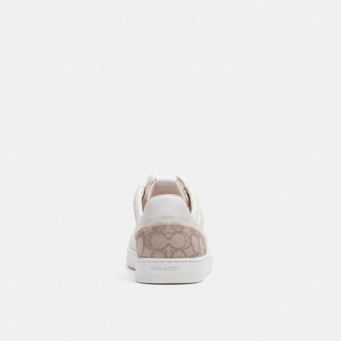 Men Sneakers Coach C201 Sneaker In Signature Jacquard Chalkstone