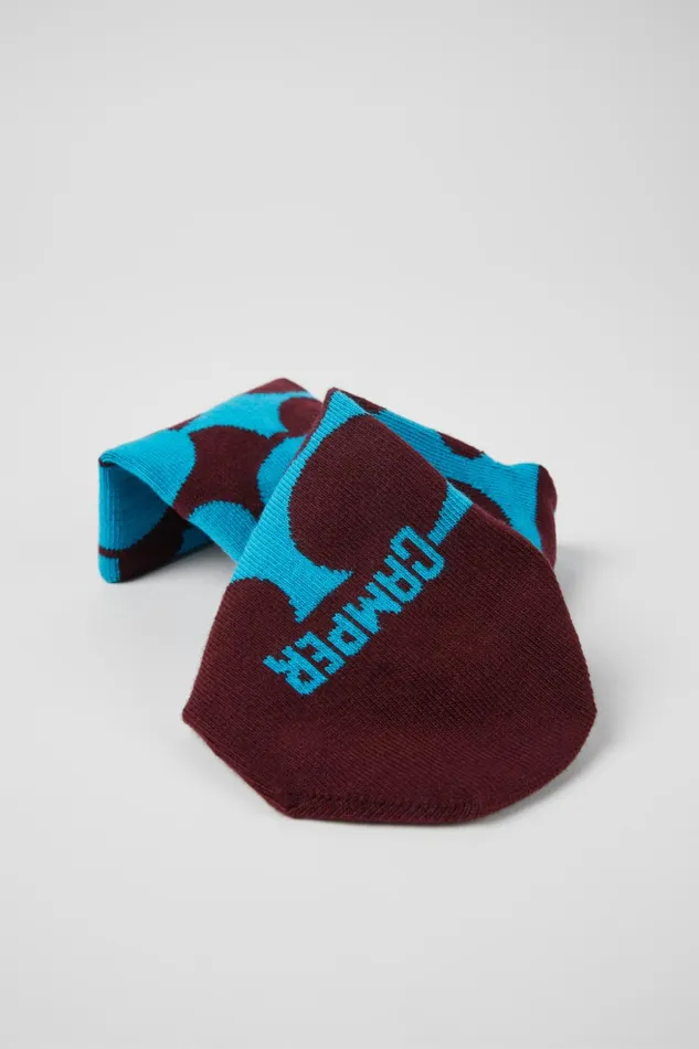 Men Sox Socks Burgundy And Blue Socks Camper Socks Men Sox Socks Burgundy And Blue Socks Camper Socks