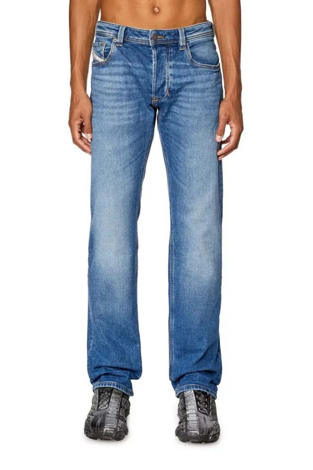 Men Straight Jeans 1985 Larkee 0enat Medium Blue Diesel Straight