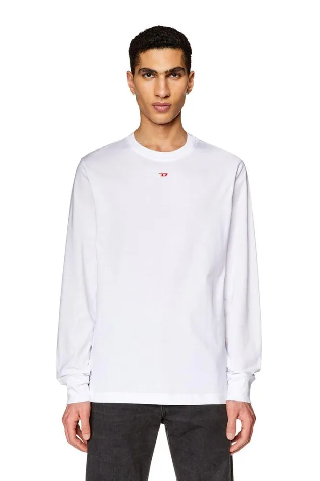 Men TJustLsD White Diesel Tshirts