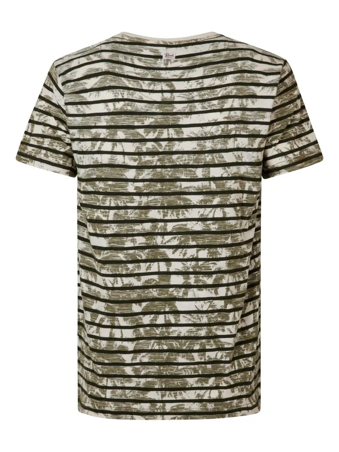 Men TShirts Petrol Industries VNeck TShirt Chalk White