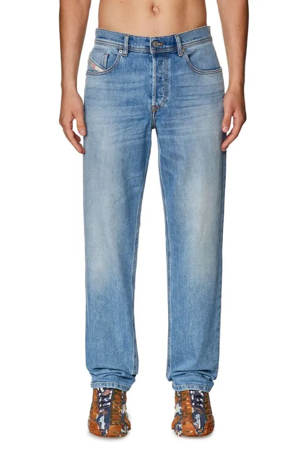 Men Tapered Jeans 2023 DFinitive 09f81 Medium Blue Diesel Tapered Men Tapered Jeans 2023 DFinitive 09f81 Medium Blue Diesel Tapered