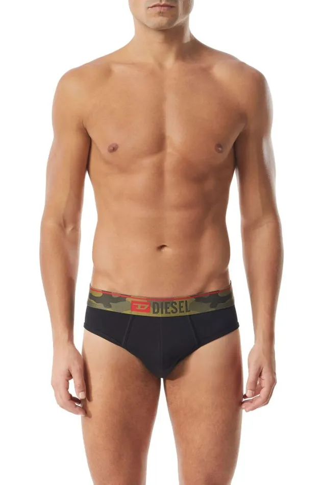 Men UmbrAndretwopack Greenblack Diesel Underwear