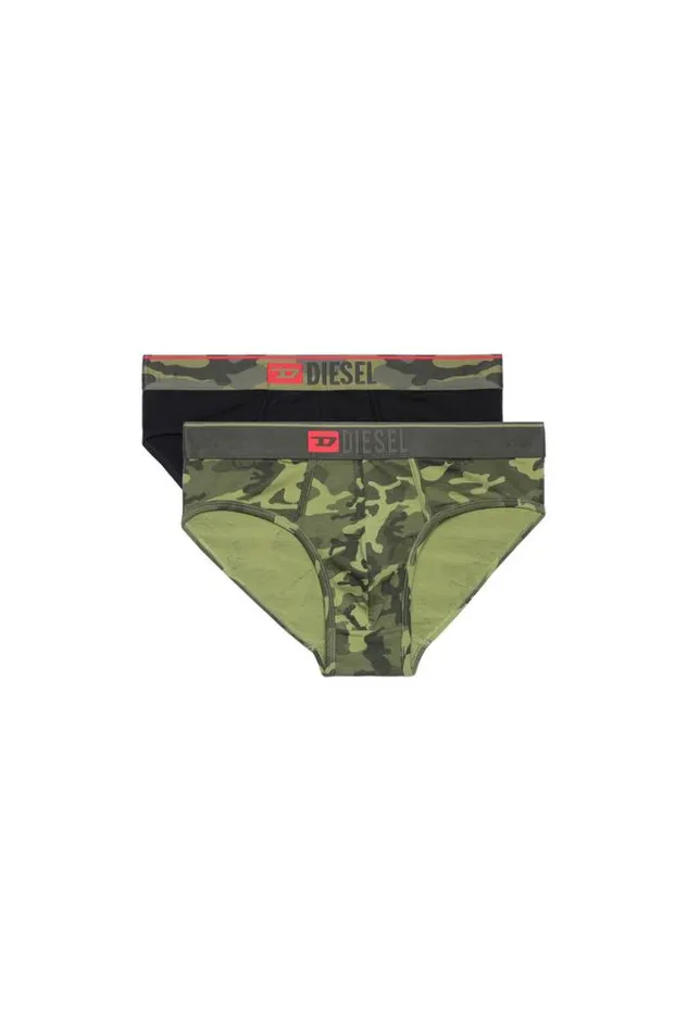 Men UmbrAndretwopack Greenblack Diesel Underwear Men UmbrAndretwopack Greenblack Diesel Underwear