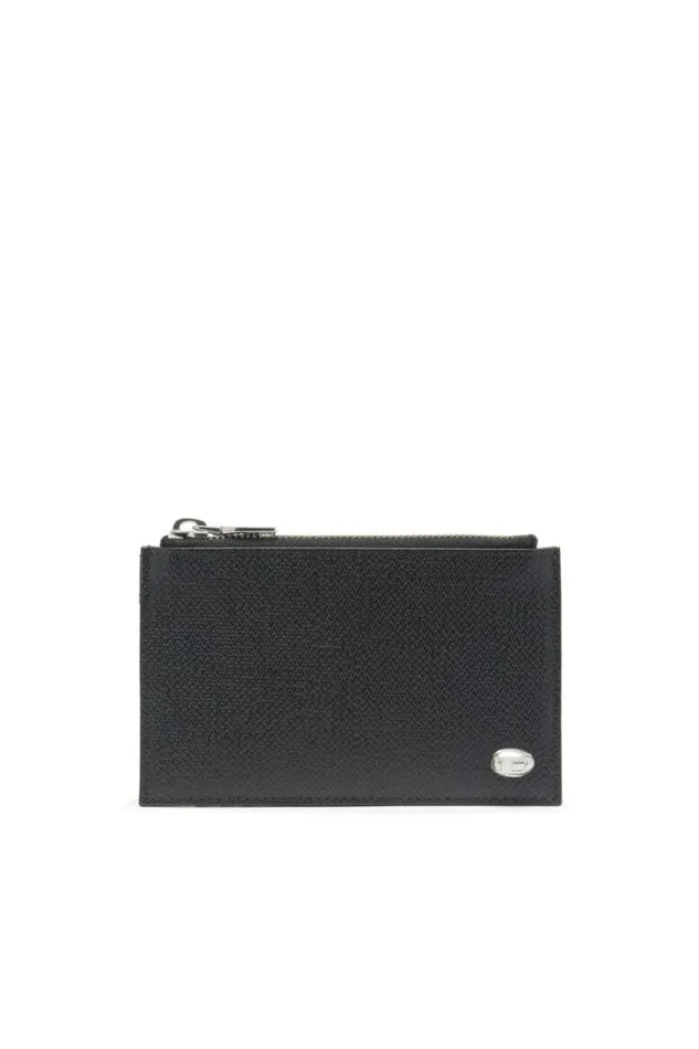 MenWomen Card Holder Coin M Black Diesel Wallets