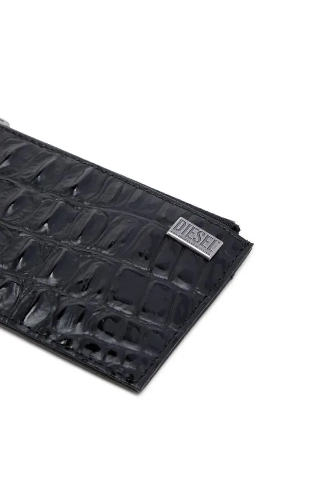 MenWomen Card Holder Coin M Black Diesel Wallets