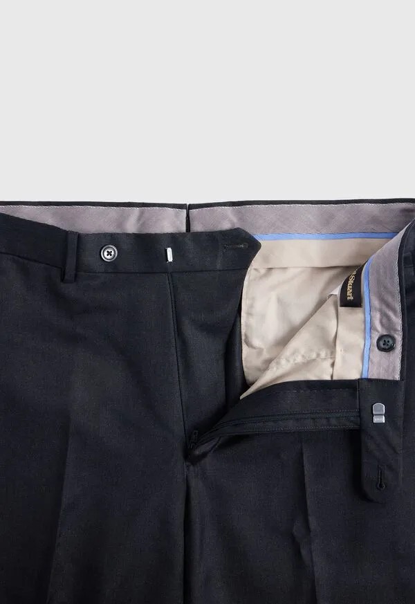 Mens Paulstuart All Year Wool Dress Trouser Charcoal Dress Pants Mens Paulstuart All Year Wool Dress Trouser Charcoal Dress Pants