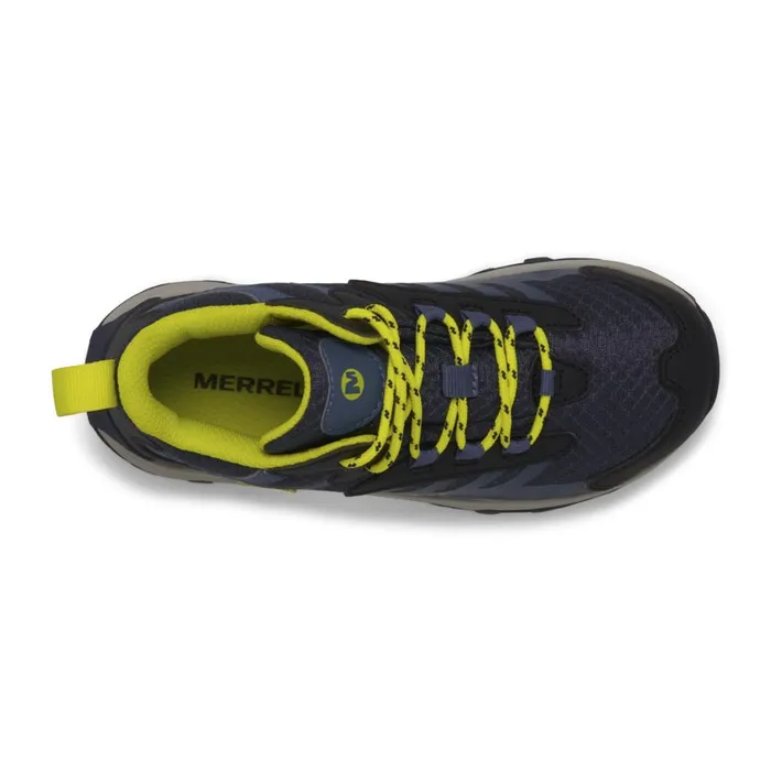 Merrell Boots Kids Big Moab Speed 2 Mid Waterproof Navyhi Viz
