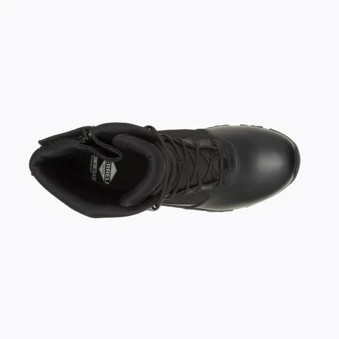 Merrell Boots Men Moab 3 8034 Tactical Response Zip Waterproof Boot Black
