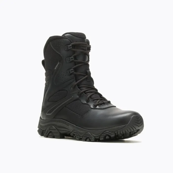 Merrell Boots Men Moab 3 8034 Tactical Response Zip Waterproof Boot Black