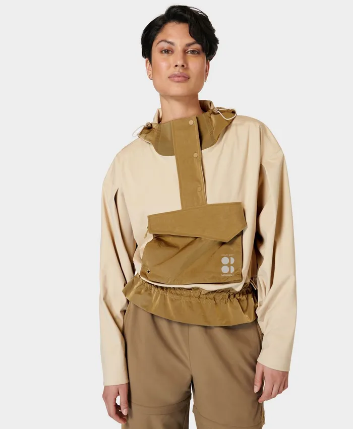 Merrell Tops Women Ascend Whisper Anorak X Sweaty Betty Dove Beigeantique Copper