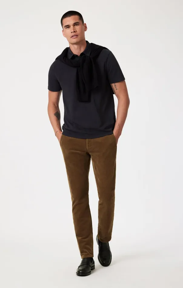 Milton Slim Straight Leg In Teddy Cord Men Mavi Jeans Pants