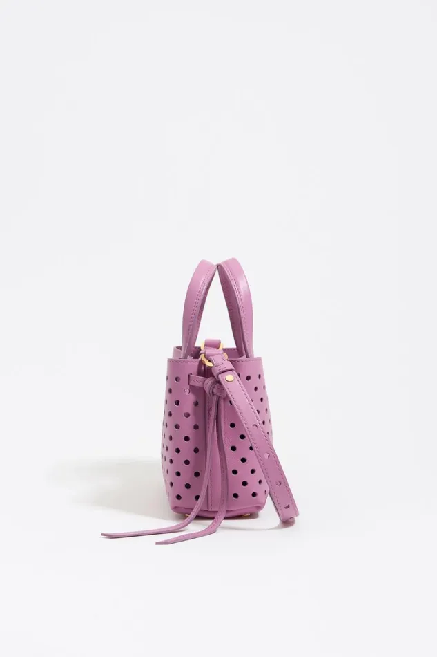 Mini Pink Leather Chihuahua Bag Pink Women Bimba Y Lola Crossbody Bags