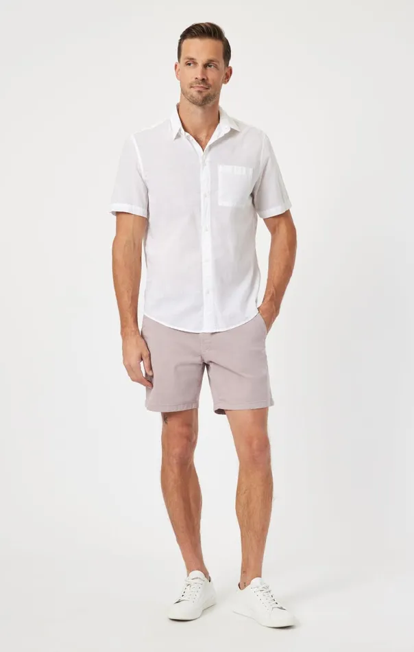 Nate Shorts In Rose Twill Men Mavi Jeans Shorts