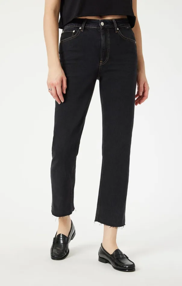 New York Straight Leg In Deep Smoke Classic Blue Women Mavi Jeans Denim New York Straight Leg In Deep Smoke Classic Blue Women Mavi Jeans Denim