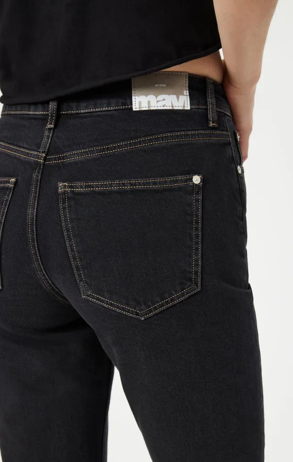 New York Straight Leg In Deep Smoke Classic Blue Women Mavi Jeans Denim New York Straight Leg In Deep Smoke Classic Blue Women Mavi Jeans Denim