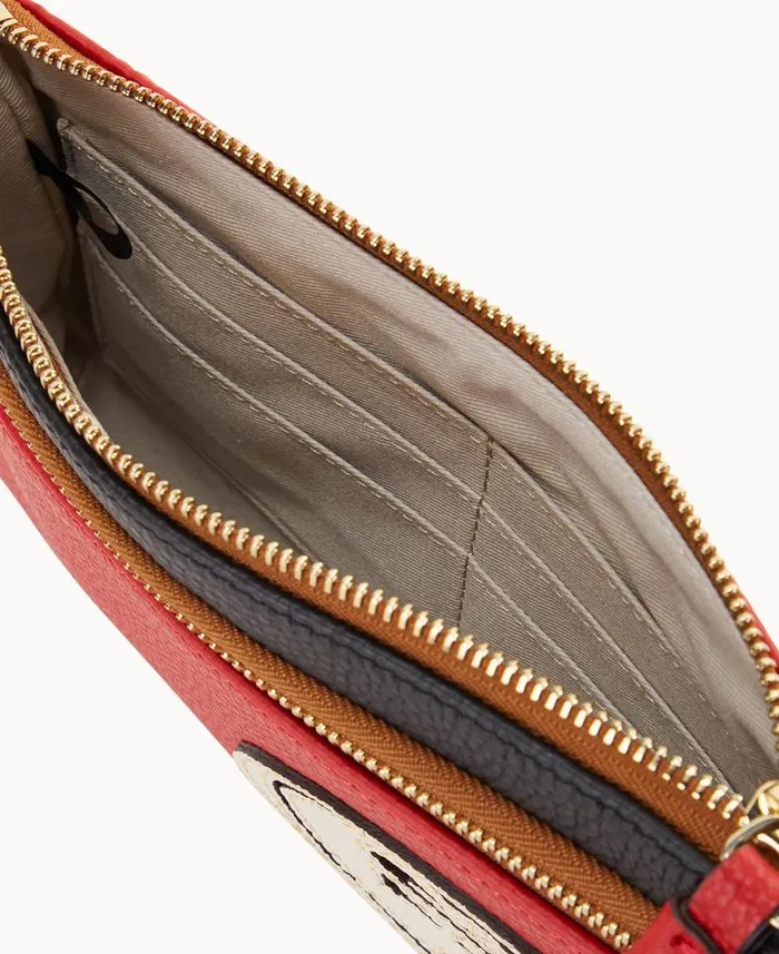 NFL 49ERS Double Zip Wristlet 49ers ManWoman Dooney and Bourke Wallets NFL 49ERS Double Zip Wristlet 49ers ManWoman Dooney and Bourke Wallets
