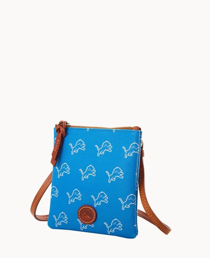 NFL Lions Small North South Top Zip Crossbody Lions Woman Dooney and Bourke Crossbodies NFL Lions Small North South Top Zip Crossbody Lions Woman Dooney and Bourke Crossbodies