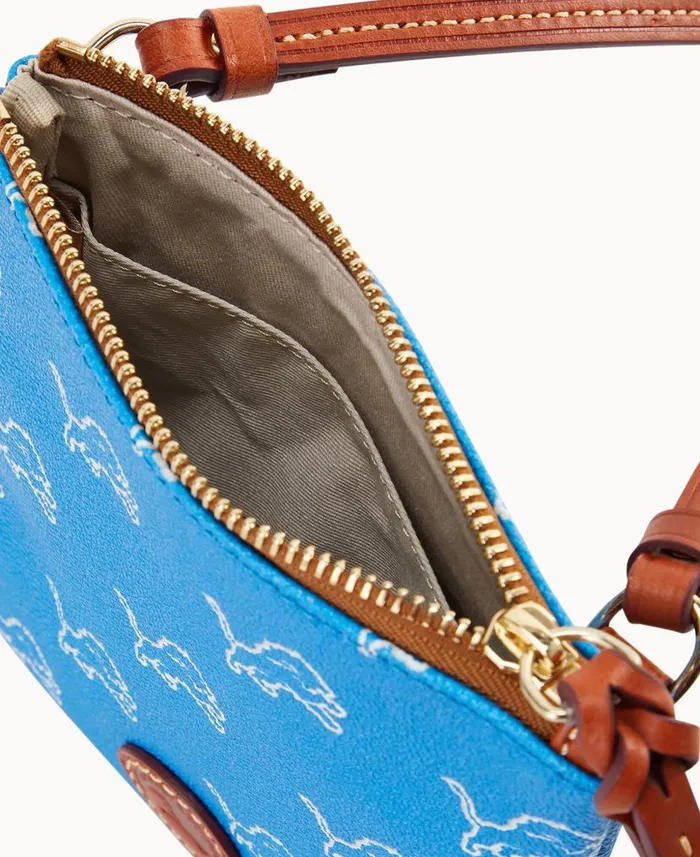 NFL Lions Small North South Top Zip Crossbody Lions Woman Dooney and Bourke Crossbodies NFL Lions Small North South Top Zip Crossbody Lions Woman Dooney and Bourke Crossbodies