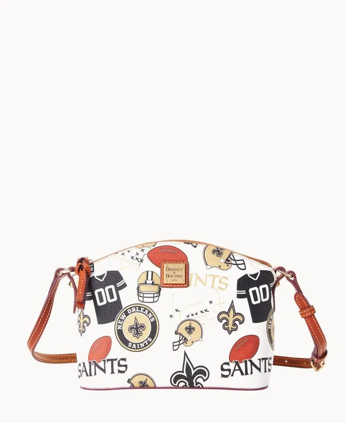 NFL Saints Suki Crossbody Saints Woman Dooney and Bourke Crossbodies