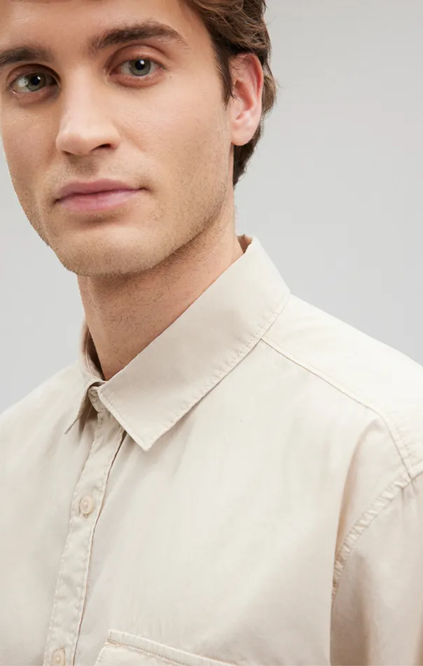 One Pocket ButtonUp Shirt In Silver Birch Men Mavi Jeans Shirts One Pocket ButtonUp Shirt In Silver Birch Men Mavi Jeans Shirts