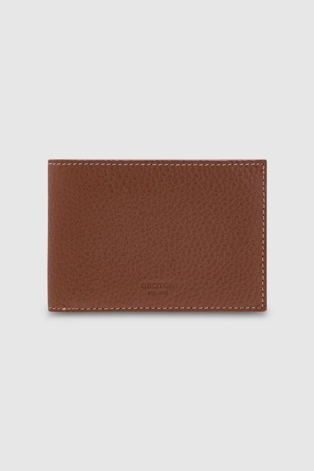 Oroton Marcus 12 Card Wallet Dark Whiskey Men Wallets