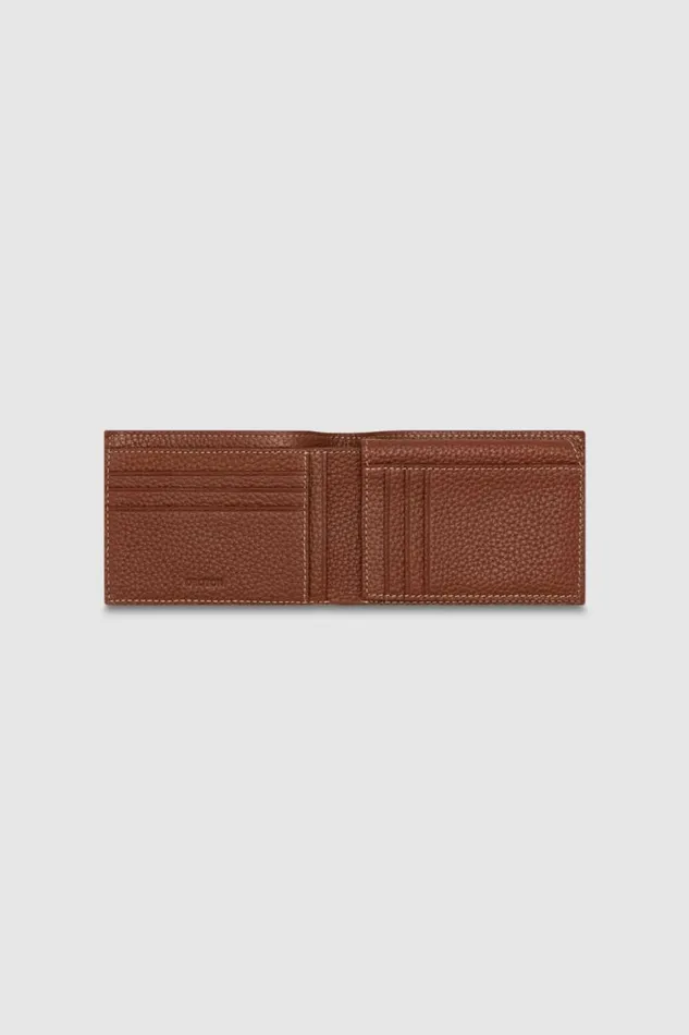 Oroton Marcus 12 Card Wallet Dark Whiskey Men Wallets