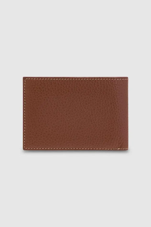 Oroton Marcus 12 Card Wallet Dark Whiskey Men Wallets