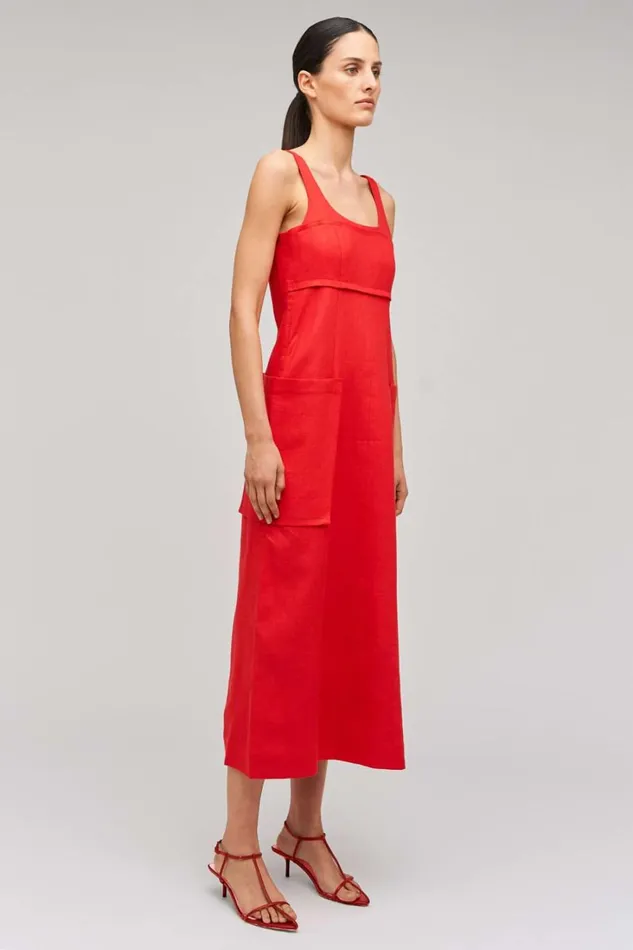 Oroton Structured Sundress Poppy Women Dresses Oroton Structured Sundress Poppy Women Dresses