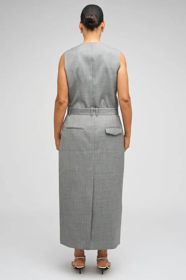 Oroton Tailored Trouser Skirt Graphite Women Suiting Oroton Tailored Trouser Skirt Graphite Women Suiting