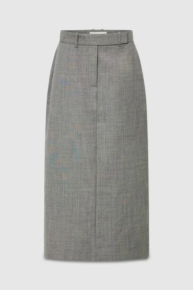 Oroton Tailored Trouser Skirt Graphite Women Suiting Oroton Tailored Trouser Skirt Graphite Women Suiting