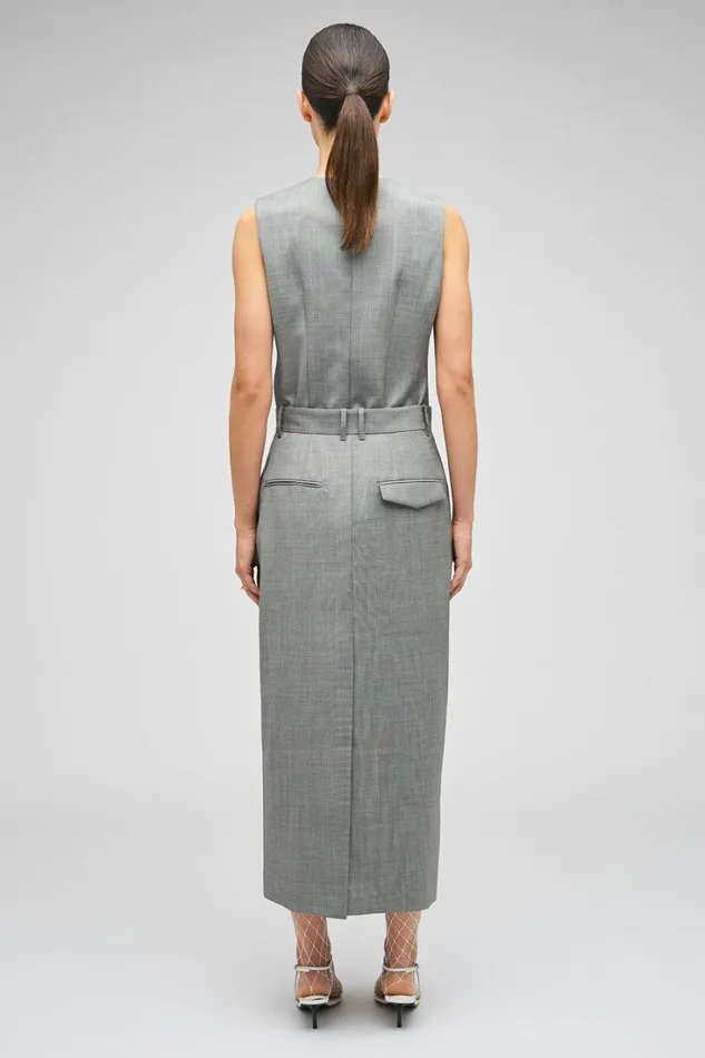 Oroton Tailored Trouser Skirt Graphite Women Suiting Oroton Tailored Trouser Skirt Graphite Women Suiting