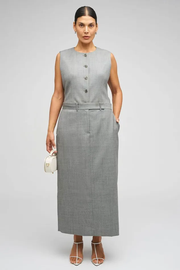 Oroton Tailored Trouser Skirt Graphite Women Suiting Oroton Tailored Trouser Skirt Graphite Women Suiting